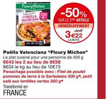 paëlla valenciana "fleury michon"
