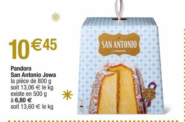 pandoro san antonio jowa