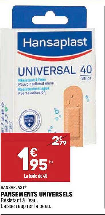 pansements universels hansaplast