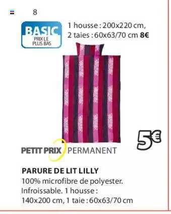 parure de lit lilly