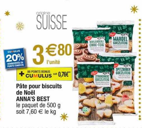 Pâte Pour Biscuits De Noël Anna's Best