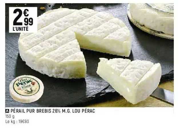 pérail pur brebis 26% lou pérac
