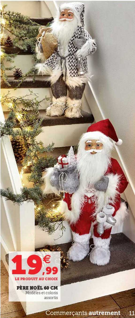 père noël 60 cm