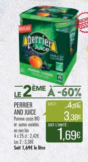 perrier and juice