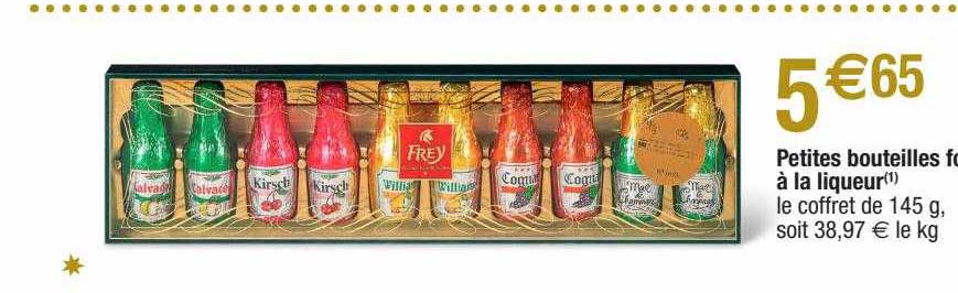 petites bouteille à la liqueur