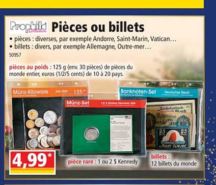 Pièces Ou Billets Prophild Collection