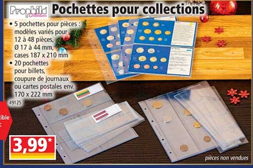 pochettes pour collections prophild collection