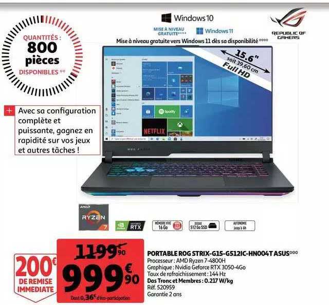 portable rog strix-g15-g512ic-hn004t asus