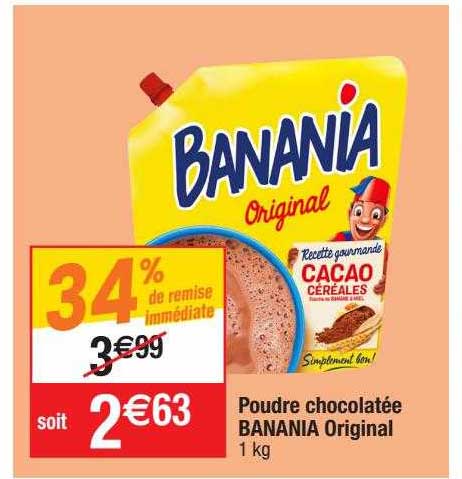 poudre chocolatée banania original