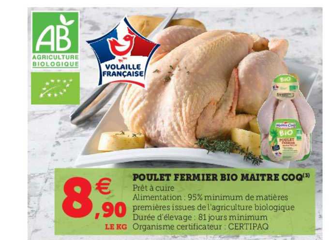poulet fermier bio maître coq