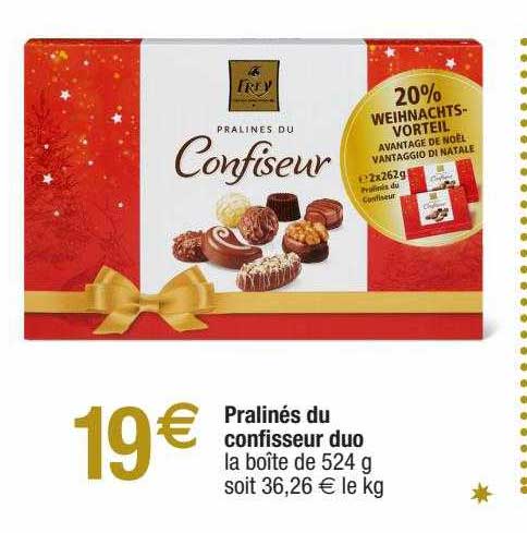 pralinés du confiseur duo