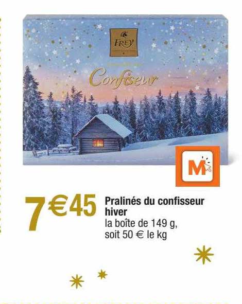 pralinés du confiseur hiver