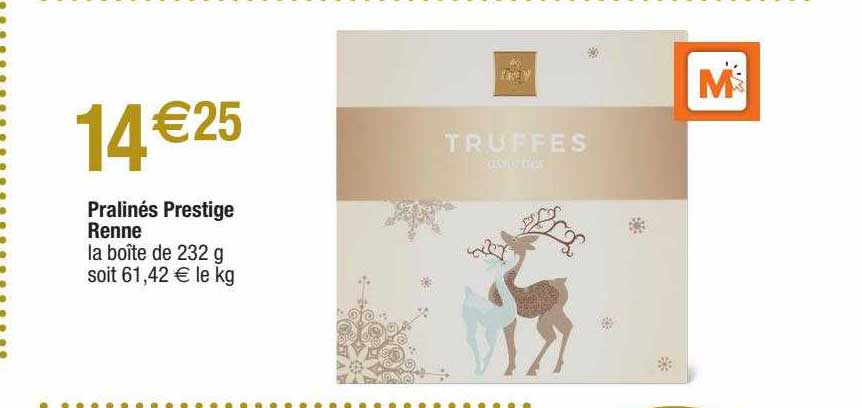 pralinés prestige renne