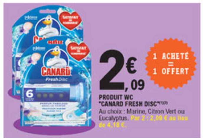 produit wc "canard fresh disc"