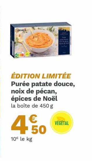 Purée Patate Douce, Noix De Pécan, épices De Noël