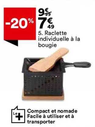 raclette individuelle à la bougie