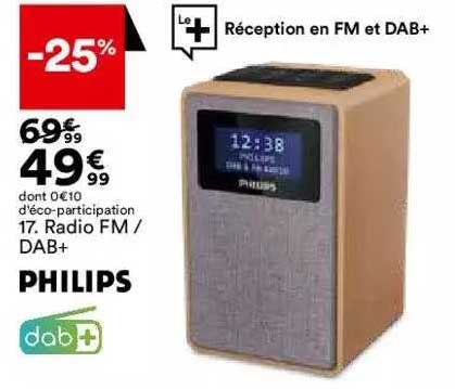 radio fm - dab+ philips