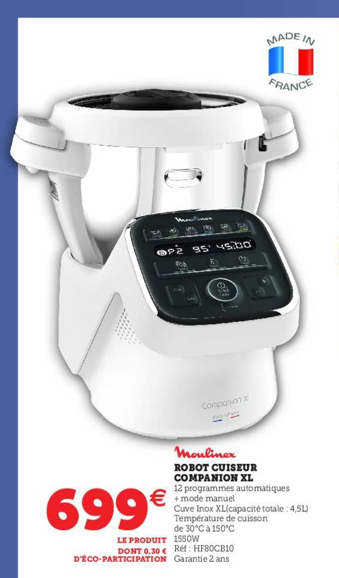 robot cuiseur companion xl moulinex