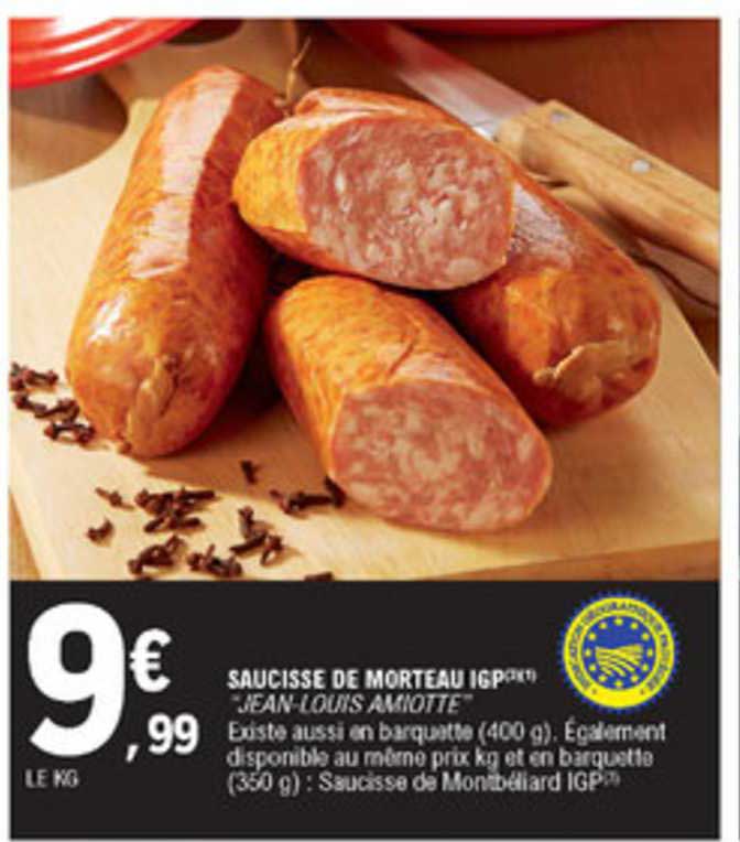 saucisse de morteau igp "jean-louis amiotte"