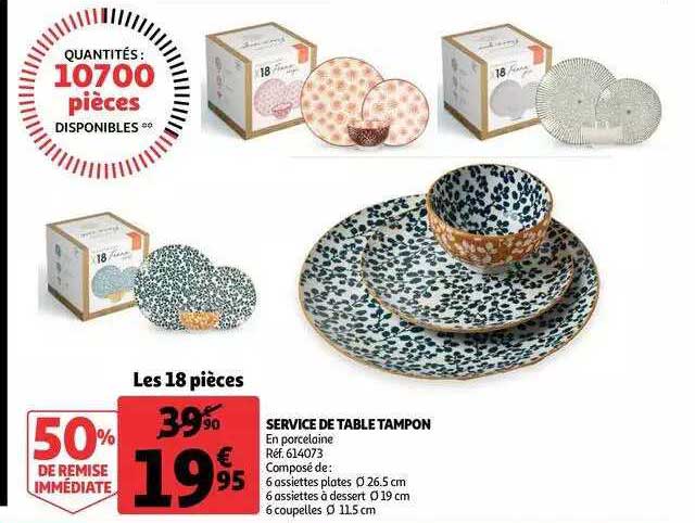 service table tampon