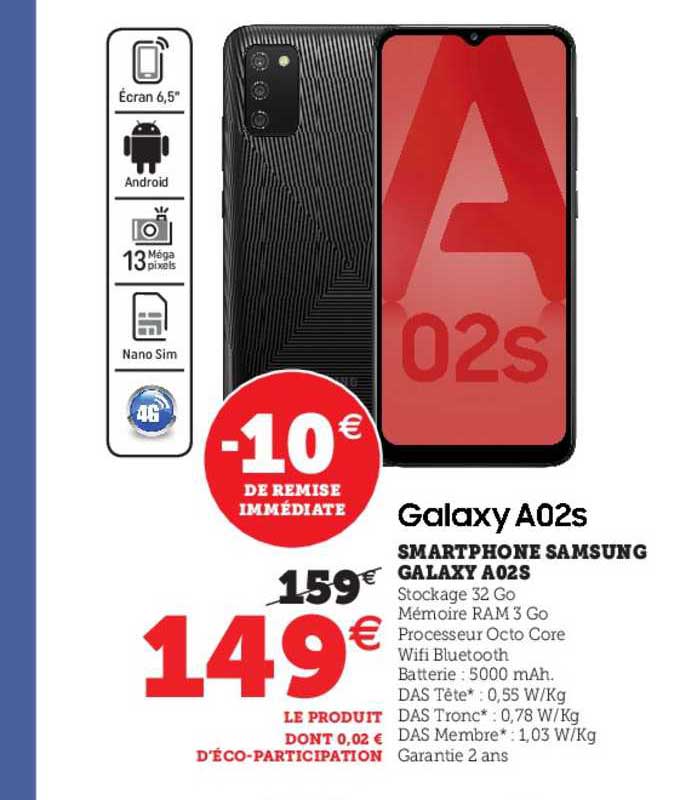 smartphone samsung galaxy a02s