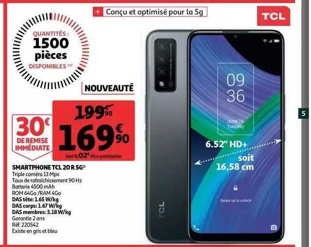 Smartphone Tcl 20 R 5g