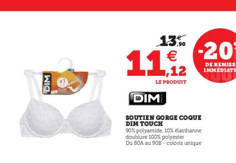 soutien gorge coque dim touch