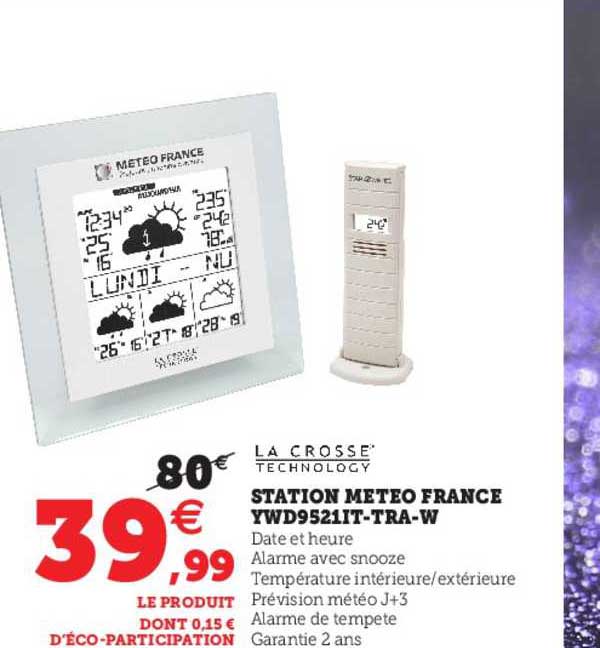 station météo france ywd9521t-tra-w