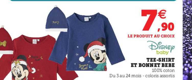 tee-shirt et bonnet bébé