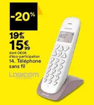 Téléphone Sans Fil Logicom
