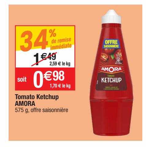 tomato ketchup amora