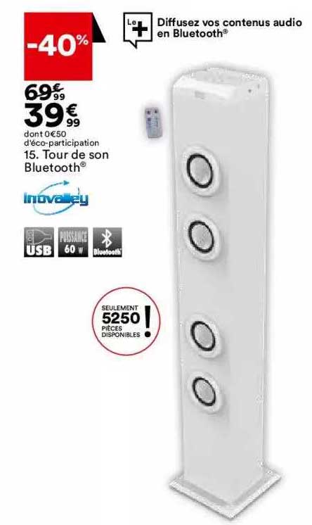 Tour De Son Bluetooth Inovalley