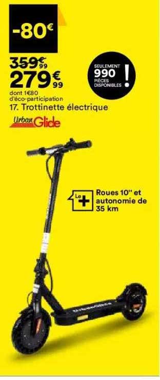 trottinette électrique urban glide