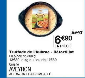 truffade de l'aubrac - rétortillat
