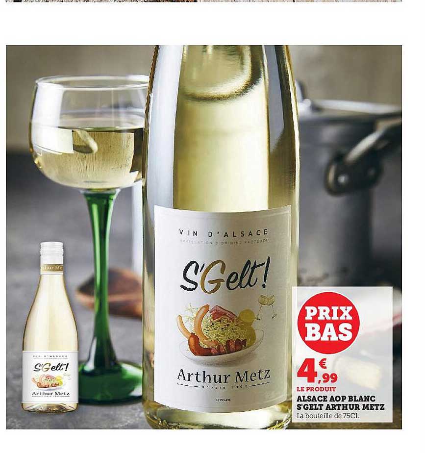 alsace aop blanc s'gelt arthur metz