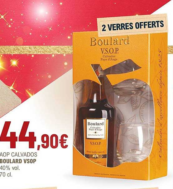 aop calvados boulard vsop 40% vol.