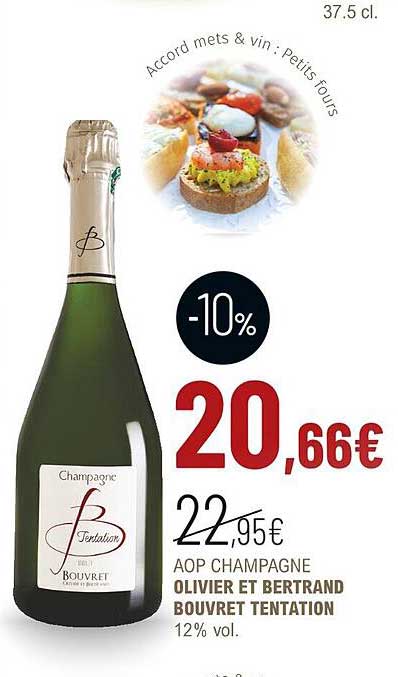 aop champagne olivier et bertrand bouvret tentation 12% vol.