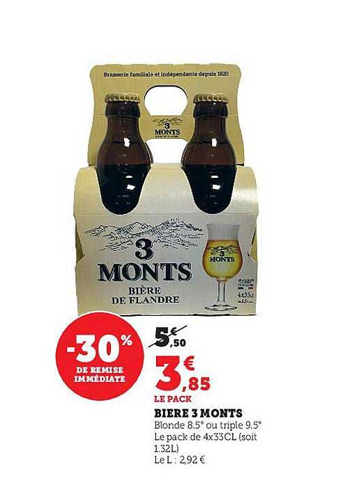 bière 3 monts