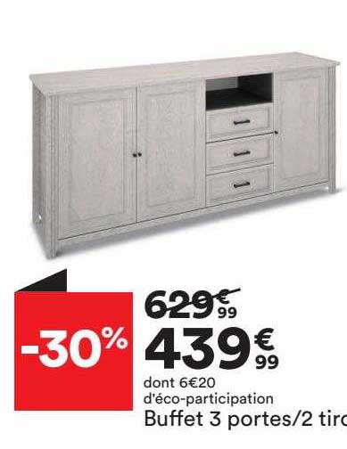 buffet 3 portes-2 tiroirs