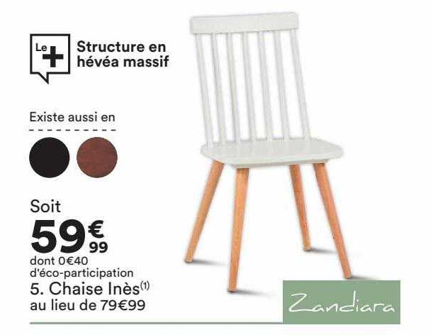 chaise inès zandiara