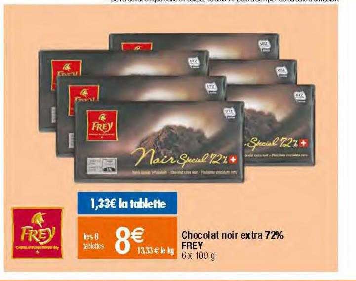 Chocolat Noir Extra 72% Frey