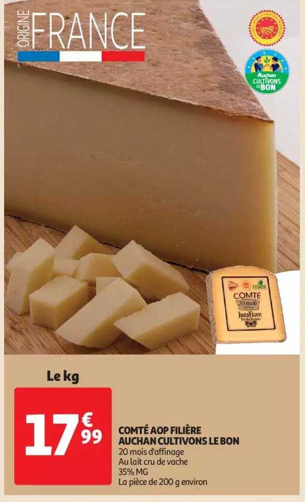 comté aop filière auchan cultivons le bon