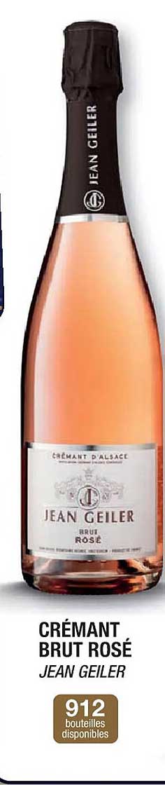 crémant brut rosé jean geiler