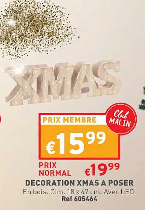 décoration xmas à poser