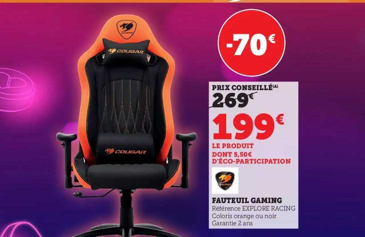 fauteuil gaming cougar
