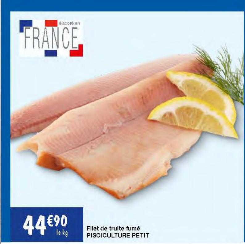 Filet De Truite Fumé Pisciculture Petit