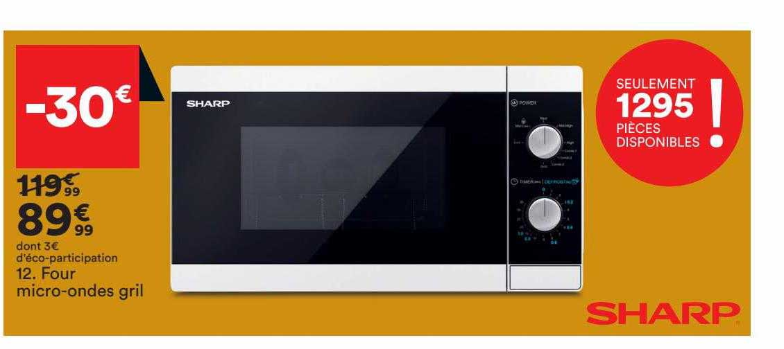 four micro-ondes gril sharp