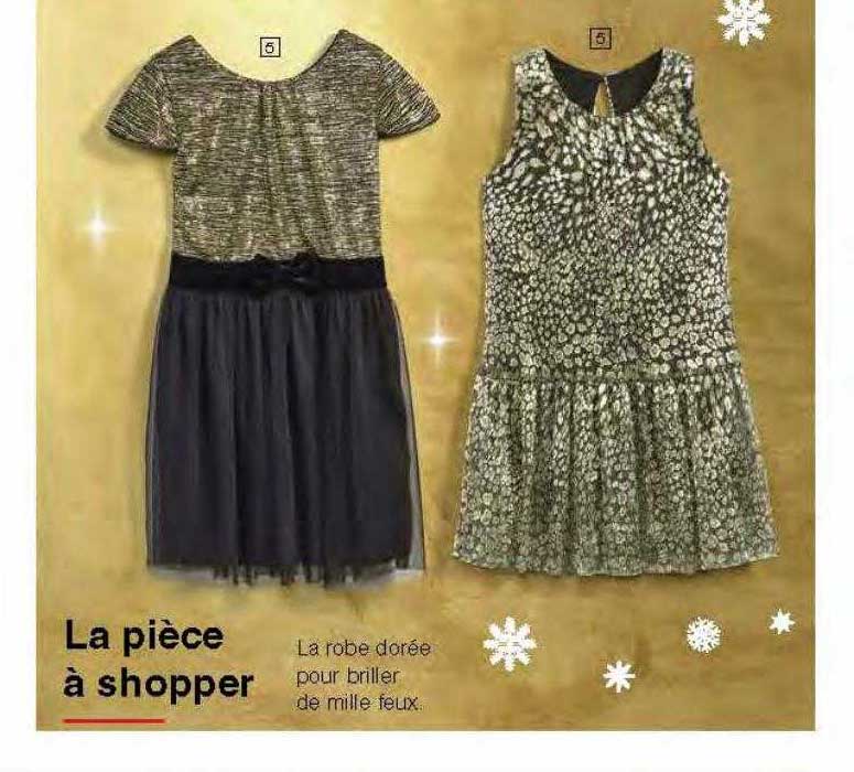 la robe dorée pour briller de mille feux