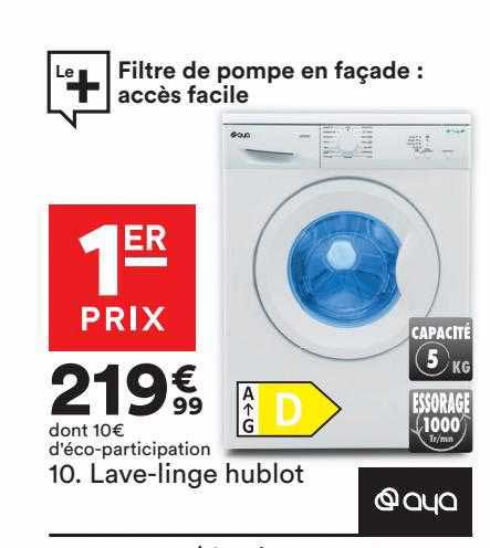 Lave-linge Hublot Aya