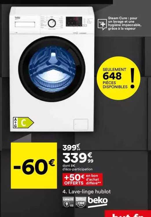 lave-linge hublot beko